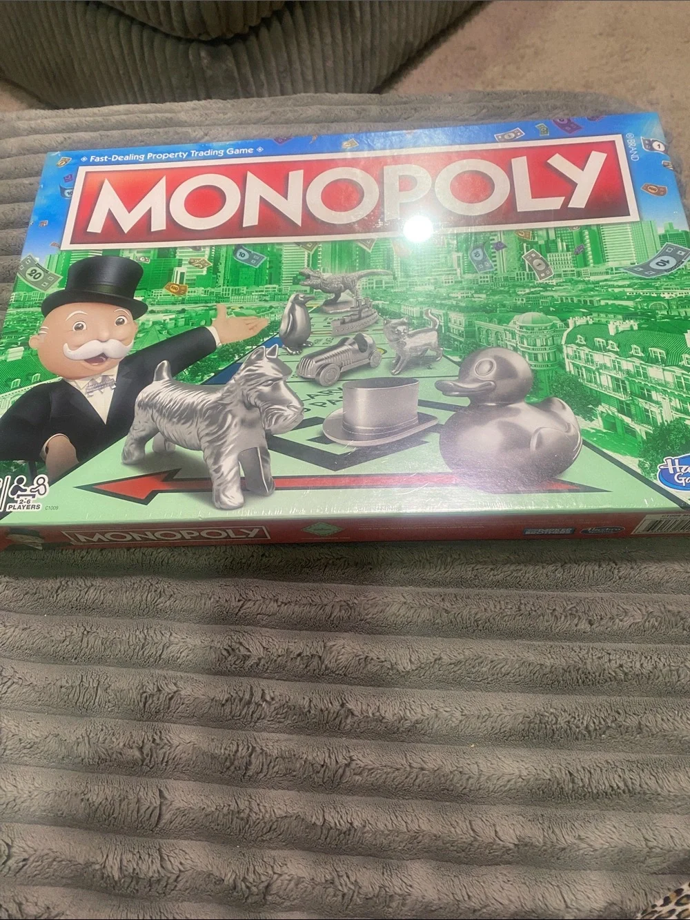 Hasbro Monopoly Board Game - Red & Green Artwork